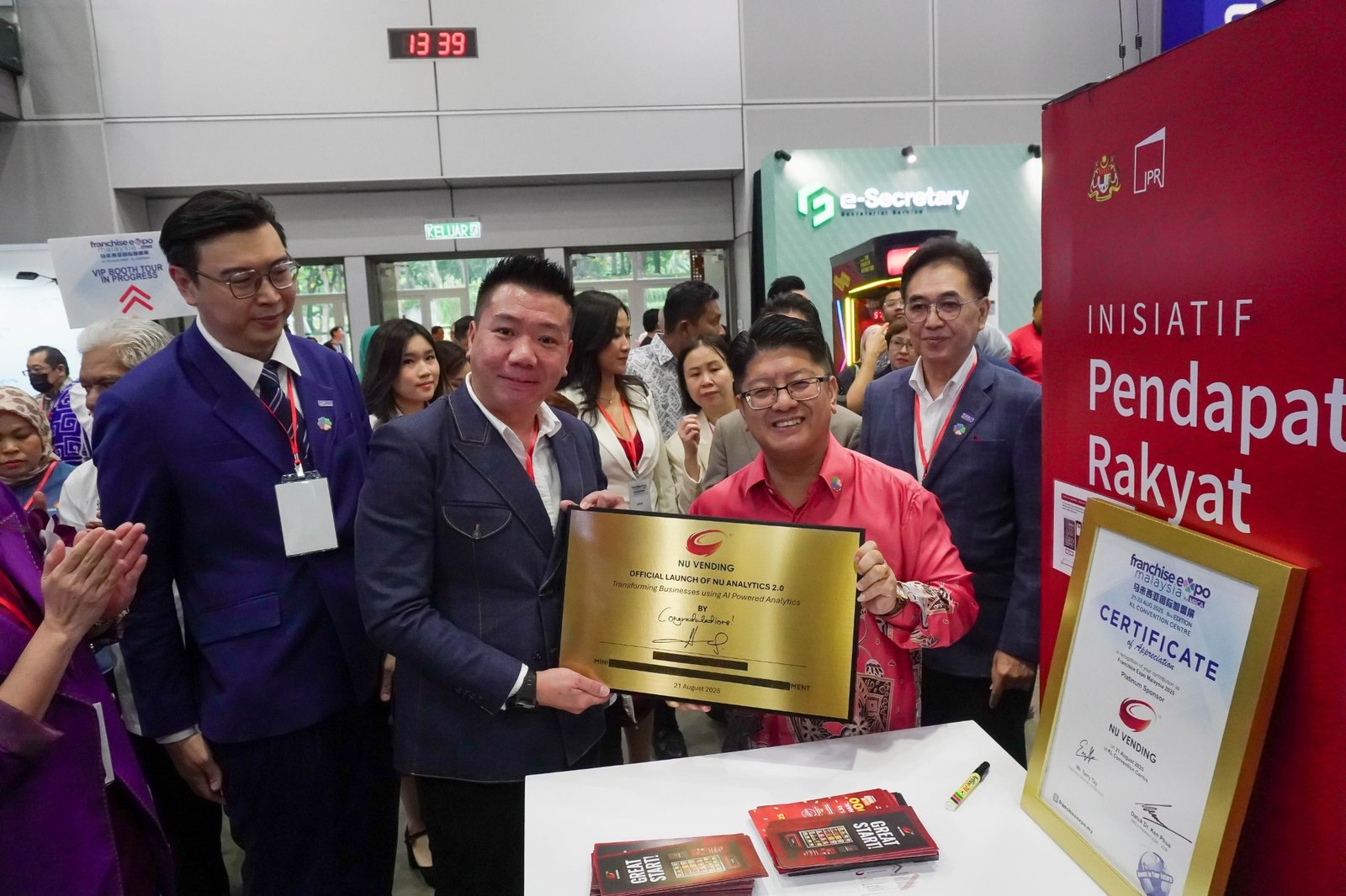 Official launch of NU Analytics 2.0 by Nu Vending at Franchise Expo Malaysia 2025